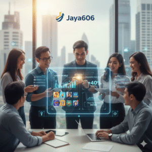 menangkap esensi "Jaya606: Revolusi Hiburan di Genggaman, Bukan Sekadar Game Biasa," menyoroti aspek pengalaman pribadi, peluang, transparansi, dan komunitas yang solid.